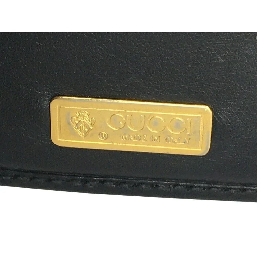 Gucci Africa Collection Micro GG Supreme Monogram BiFold Wallet Black Rare